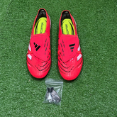 Adidas Predator 25 Elite Pure Victory Pack Soccer Cleats Size 41 - Semi-New With Signs of Use
